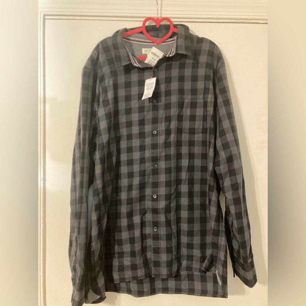 Men Sun & Stone button down long sleeve shirt XXL